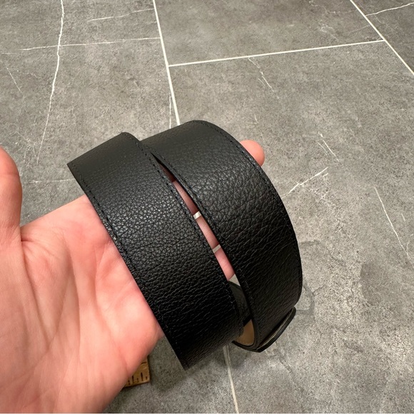 Black western belt silver tooled round oval buckle cowboy cowgirl leather elite - Picture 10 of 11